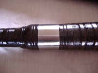 Bagpipe made from African Blackwood with wooden button & stainless steel mounts at $1790 NZ