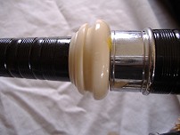 Bagpipe made from African Blackwood with imitation ivory & chromed nickel mounts at $1990 NZ