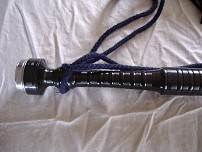 Bagpipe made from African Blackwood with imitation ivory & chromed nickel mounts at $1990 NZ