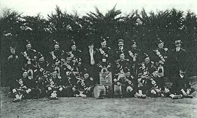 The Mataura Kilties Original Pipe Band 1911