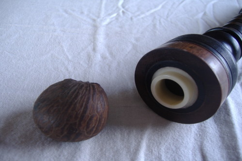 Bagpipe vegetable ivory replacement mounts